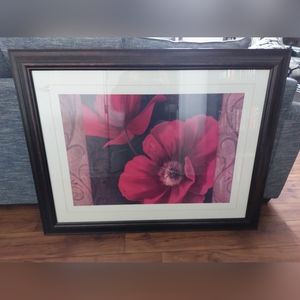 Large flowers frame